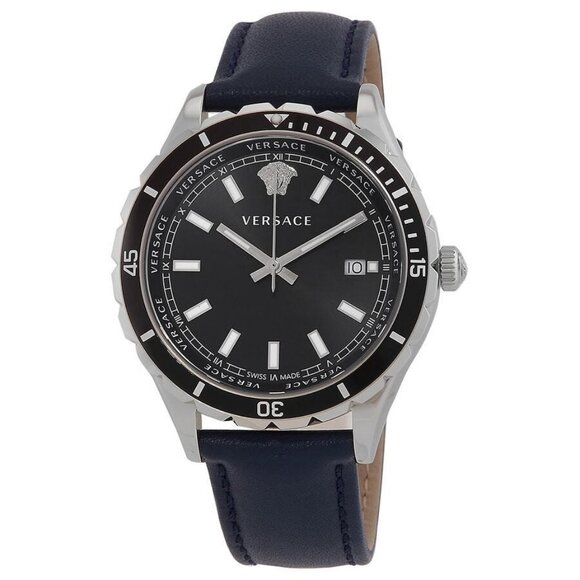 FX03052B NWT Versus By Versace Fashion Men's Quartz Steel Authentic Watch - Picture 1 of 3